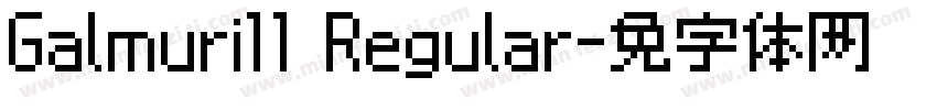 Galmuri11 Regular字体转换
